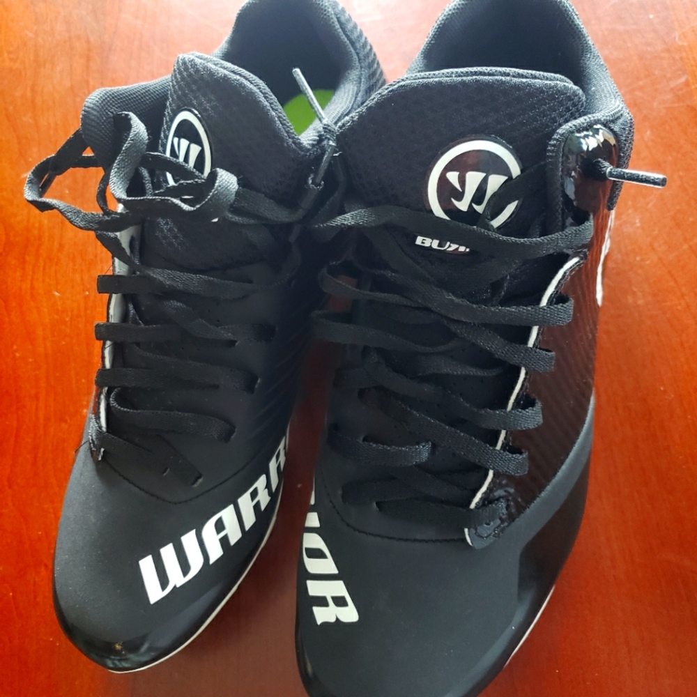 Warrior Burn9.0 Lacrosse Cleats Black Size 6m
